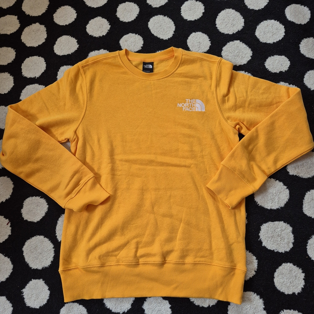 The North Face Fleece Lightweight Orange Sweater Unisex XS NWOT
